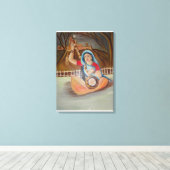 Meera Bai Oil schilderij op canvas (Insitu (Houten vloer))