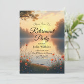 Meeravondrood Fluisteringen bij het Water Kaart (Staand voorkant)