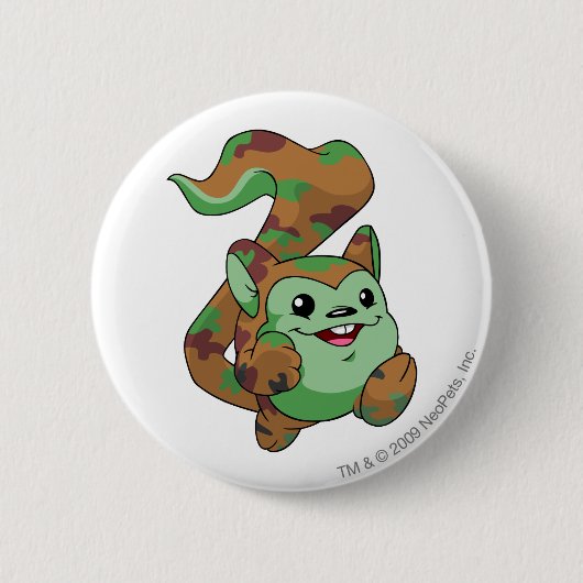 Meerca Camouflage Ronde Button 5,7 Cm (Voorkant)