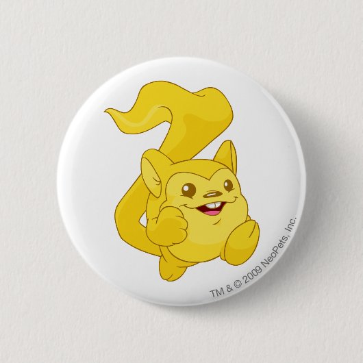 Meerca Gold Ronde Button 5,7 Cm (Voorkant)