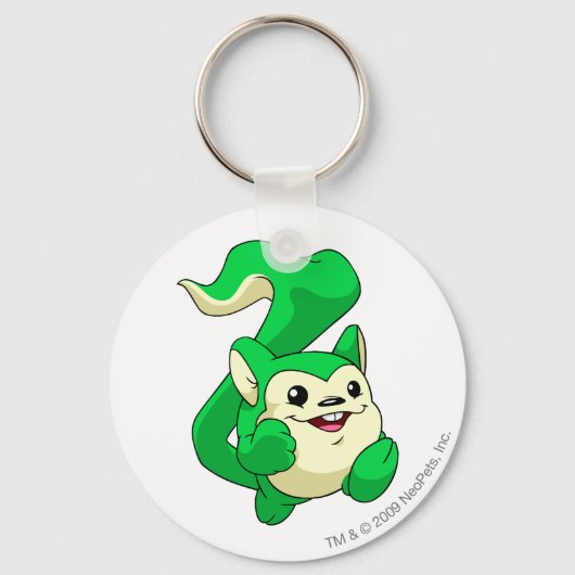 Meerca Green Sleutelhanger (Voorkant)