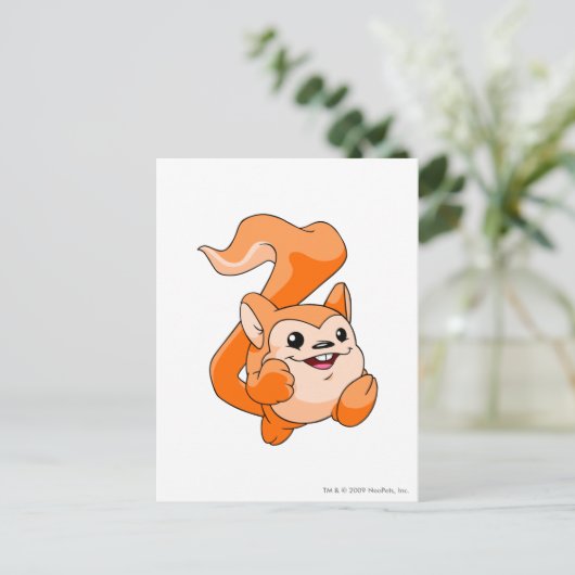 Meerca Sinaasappel Briefkaart (Staand voorkant)