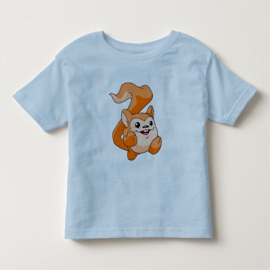 Meerca Sinaasappel Kinder Shirts (Voorkant)