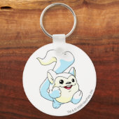 Meerca White Sleutelhanger (Voorkant)