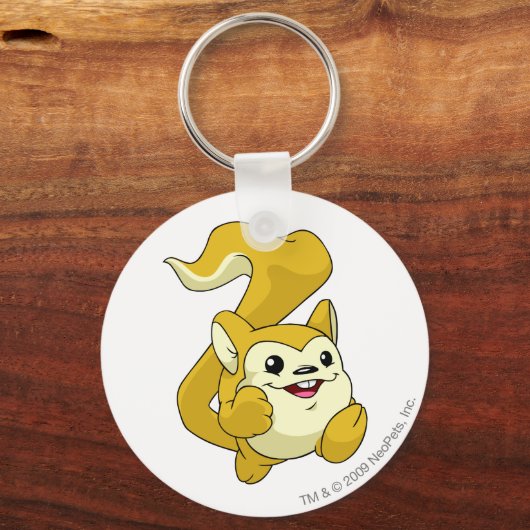 Meerca Yellow Sleutelhanger (Voorkant)