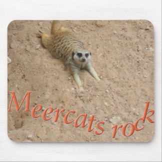 Meercats rock mousepad muismat