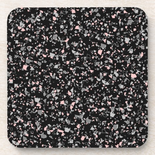 Meerdechips met abstracte textuur bier onderzetter (Voorkant)