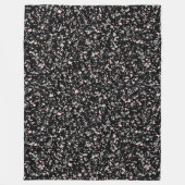 Meerdechips met abstracte textuur fleece deken (Voorkant)