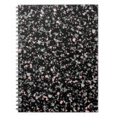 Meerdechips met abstracte textuur notitieboek (Voorkant)