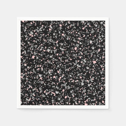 Meerdechips met abstracte textuur servet (Voorkant)