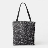Meerdechips met abstracte textuur tote bag (Achterkant)