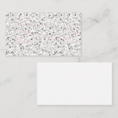 Meerdechips met abstracte textuur visitekaartje (Voorkant / Achterkant)