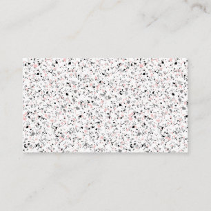 Meerdechips met abstracte textuur visitekaartje