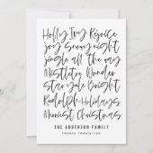 Meerdehandgetekende kerst voor typografie (Voorkant)