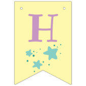 Meerdejaars regenboogbanner van de Magische Unicor Vlaggetjes (Eerste vlag)