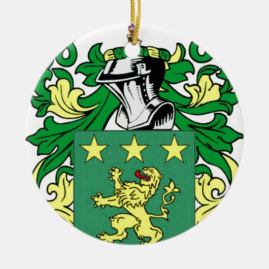 Meerdeklaag van wapens keramisch ornament (Voorkant)