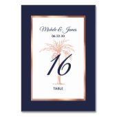 Meerdenhuwelijk Roos goudkoperpalm Kaart (Achterkant)