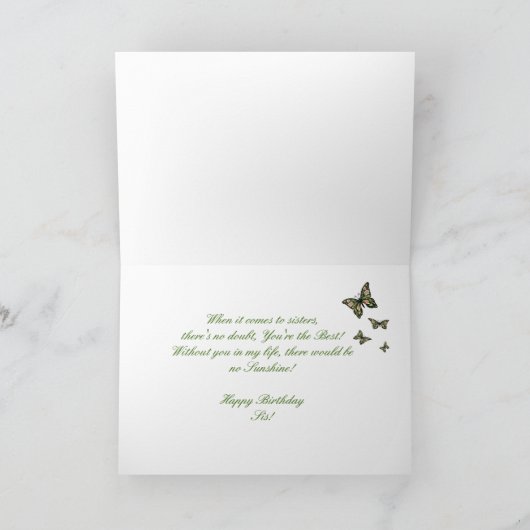 MEERDERDAG - ZISTER - BUTTERFLIES/STROMEN KAART (Binnen)