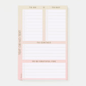  meerdere aan-uitvoerlijstpad post-it® notes (Voorkant)