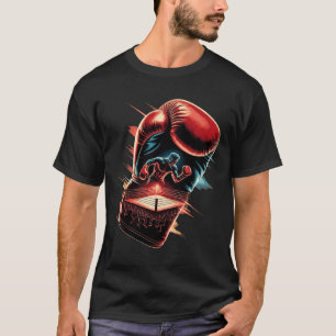 Meerdere belichting Art Bokshandschoenen Bokser T-shirt