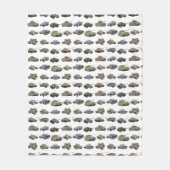 Meerdere Duitse WW2-tanks Fleece Deken (Voorkant)