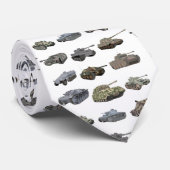 Meerdere Duitse WW2-tanks Stropdas (Opgerold)