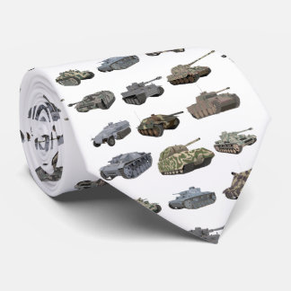 Meerdere Duitse WW2-tanks Stropdas