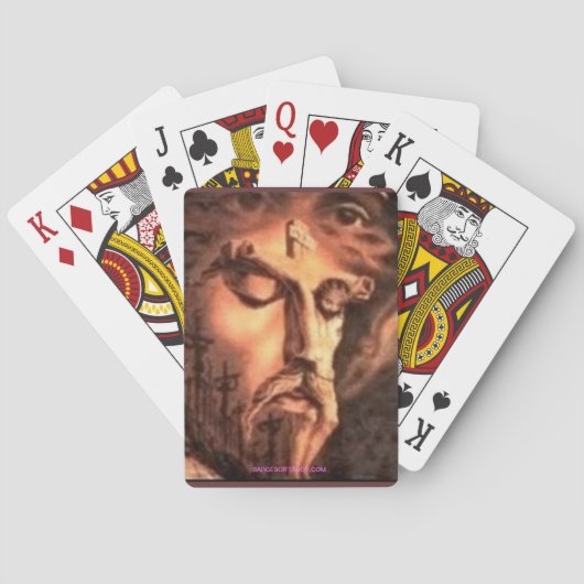 MEERDERE FACTOREN VAN JESUS POKERKAARTEN (Achterkant)