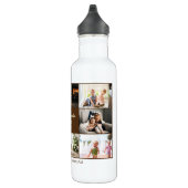 Meerdere Foto Collage Grootouders Gift Waterfles (Rechts)