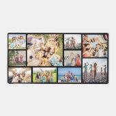 Meerdere foto collage herinneringen aandenken bureaumat (Voorkant)