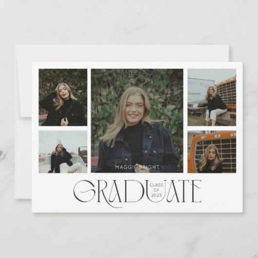 Meerdere foto's 2023 afstudeer aankondiging  (Voorkant)