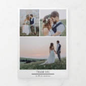 Meerdere foto's bruiloft Hartelijk dank Drieluik Aankondiging (Cover)