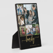 Meerdere foto's collage familiemanuscript modern k fotoplaat (Zijkant)