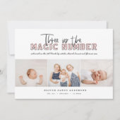 Meerdere foto's: drie kinderen aankondiging (Voorkant)