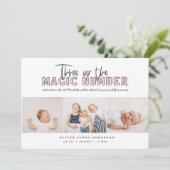 Meerdere foto's: drie kinderen aankondiging (Staand voorkant)