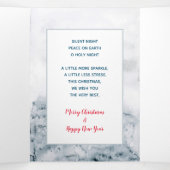 Meerdere foto's Traditionele Winterkerst Drieluik Wenskaart (Binnenkant midden)