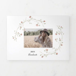 Meerdere foto's van Boho Afstuderen, drievoudig aa Drieluik Aankondiging