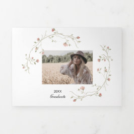 Meerdere foto's van Boho Afstuderen, drievoudig aa Drieluik Aankondiging