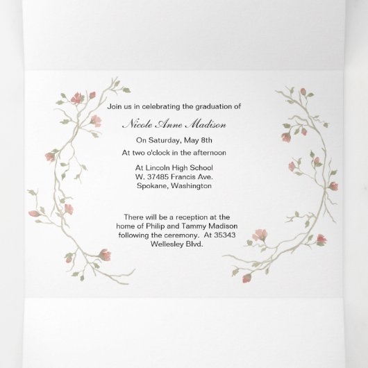 Meerdere foto's van Boho Afstuderen, drievoudig aa Drieluik Aankondiging (Binnenkant midden)