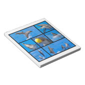 Meerdere foto's van dolfijnen notitieblok (Schuin)