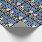 Meerdere foto's van poster van zeegarenden cadeaupapier (Hoek)