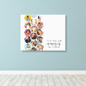 Meerdere foto's voor collage herinneringen Eenvoud Canvas Afdruk (Insitu (Houten vloer))