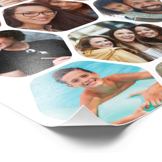 Meerdere foto's voor collage herinneringen Eenvoud Foto Afdruk (Hoek)