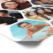 Meerdere foto's voor collage herinneringen Eenvoud Poster (Hoek)