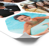 Meerdere foto's voor collage herinneringen Eenvoud Poster (Hoek)