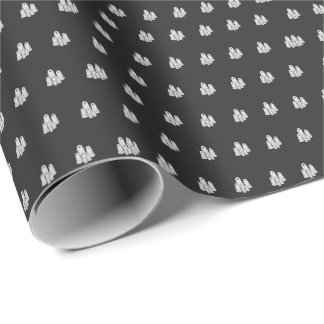 Meerdere geesten halloween cadeaupapier