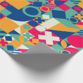 Meerdere geometrische vormen cadeaupapier (Hoek)