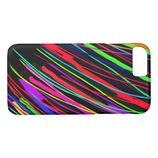 meerdere gestripte stratoskleuren iPhone wallet ca Case-Mate iPhone Case (Achterkant (Horizontaal))