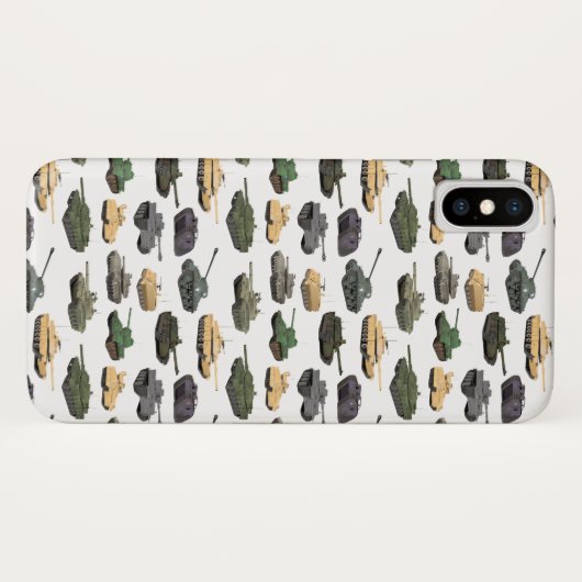 Meerdere gevechtstanks Case-Mate iPhone case (Achterkant (horizontaal))