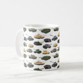 Meerdere gevechtstanks koffiemok (Voorkant links)